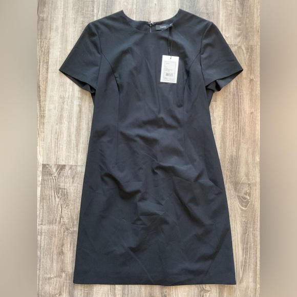 Theory Women's Jatinn Black Dress NWT size 8 - Picture 2 of 6